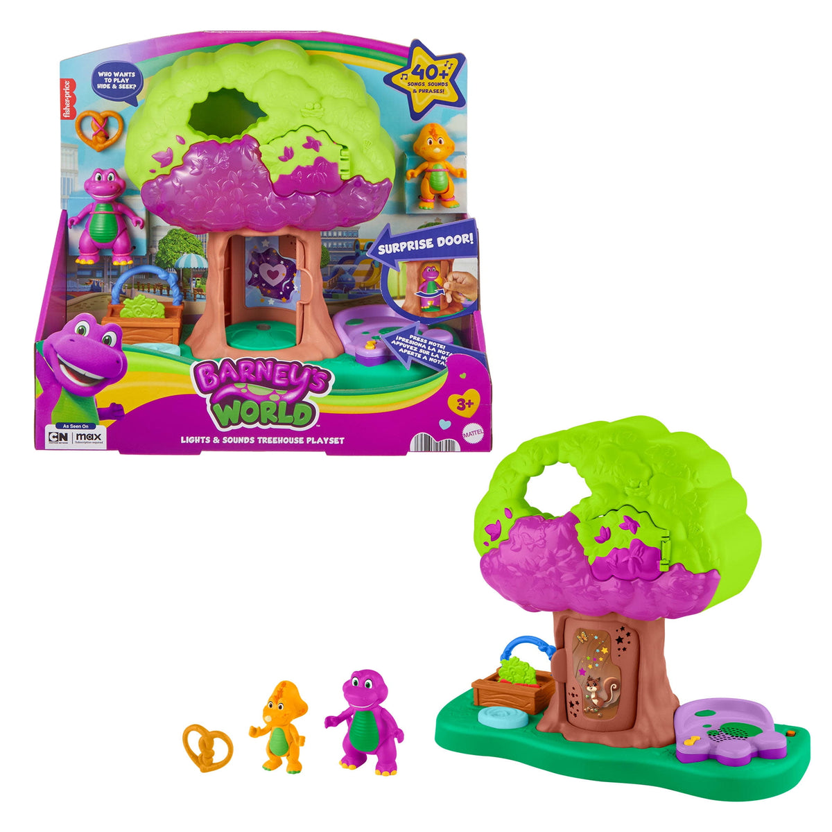 Barney Fisher-Price World Treehouse Playset with Figures